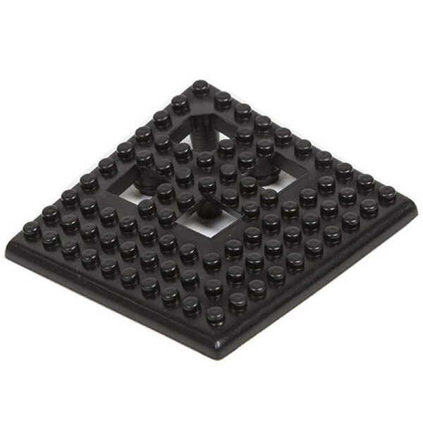 Dri-Dek Rubberised Pool Tile Safety Edge Corner - Black