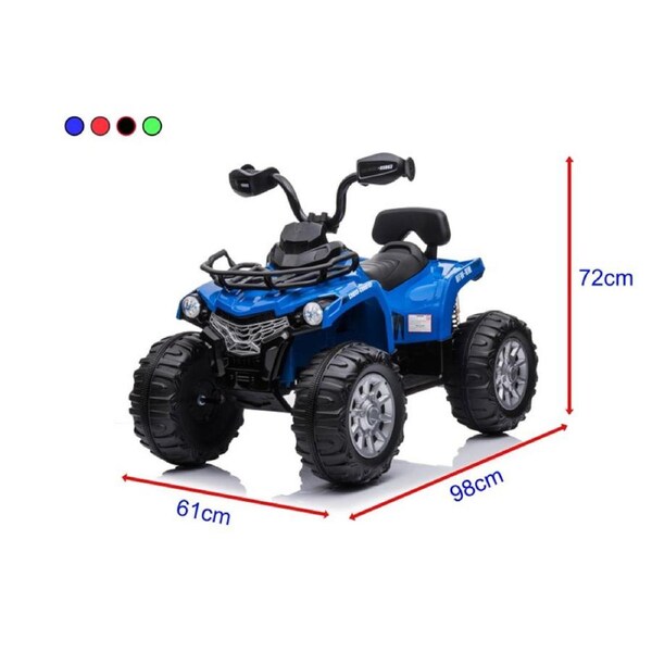 12v Go Skitz Rover Electric Quad Bike - Black