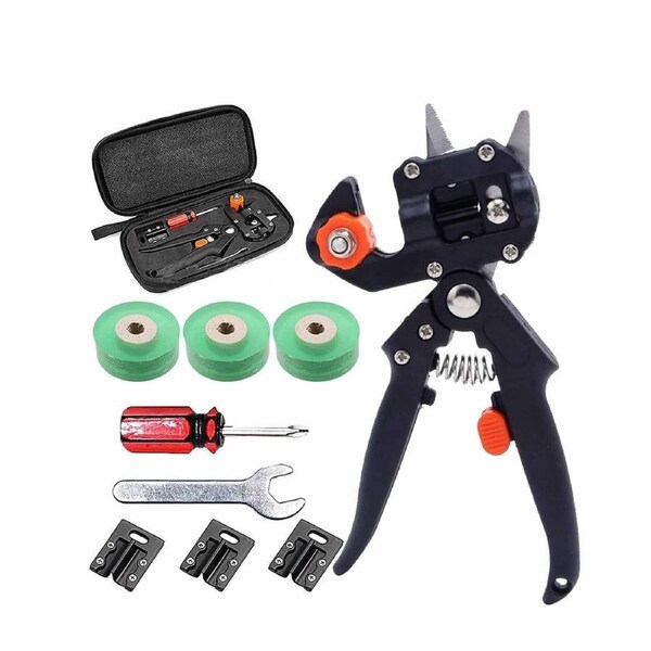 Garden Grafting Tool Set Kit Fruit Tree Pro Pruning Shears Scissor Cutting Tools