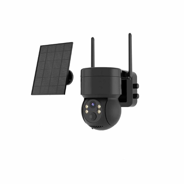 Security Camera Solar Battery Powered Outdoor Wireless WiFi CCTV PTZ IP Camera