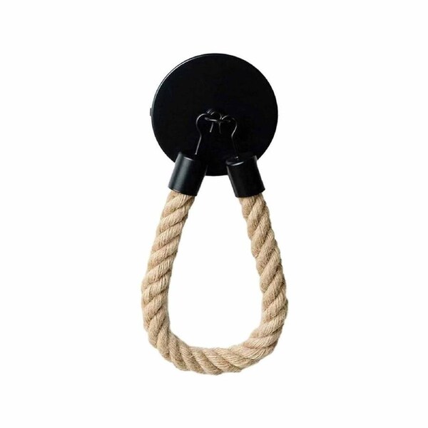 Black Wall Mounted Paper Towel Holder Hanging Roll Dispenser Kitchen Storage