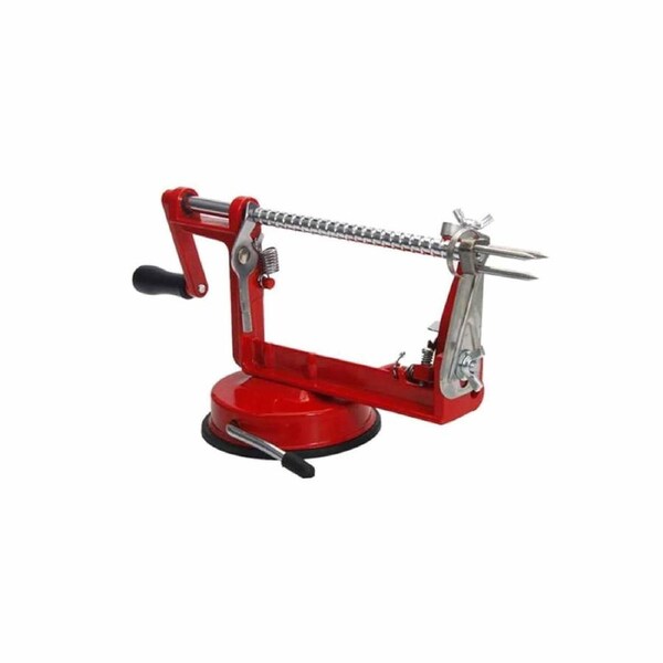 Kitchen Tool Apple Peeler Slinky Machine Fruit Cutter Slicer Corer 3 in 1 Red