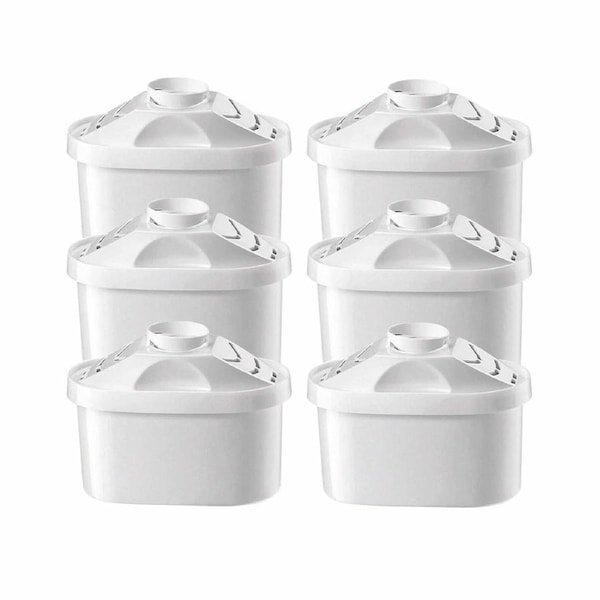 6 Pack For BRITA Maxtra Plus Water Filter Jug Replacement Cartridges Refills