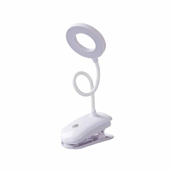 Clip On Desk Lamp Table Light Bedside Night Reading Led Eye Care USB Dimmable