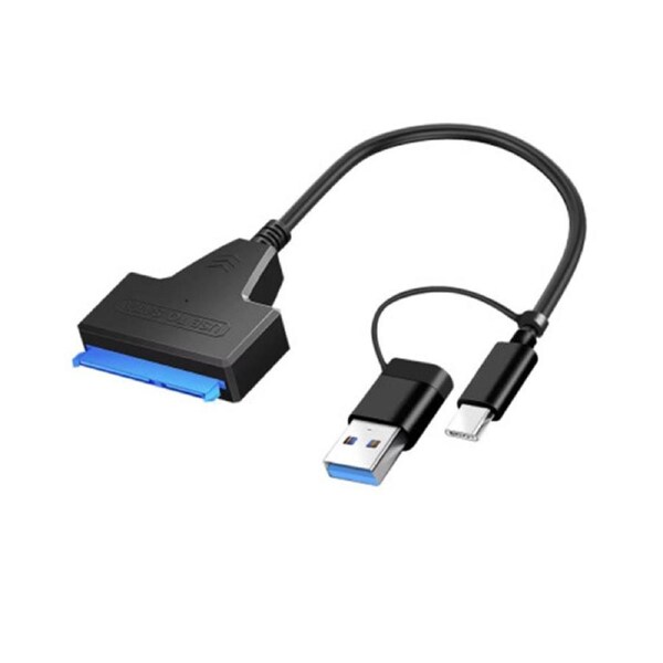 Generic USB Type-C to 22-Pin SATA 3 2.5in Cable (ADC-C+A-SATA)