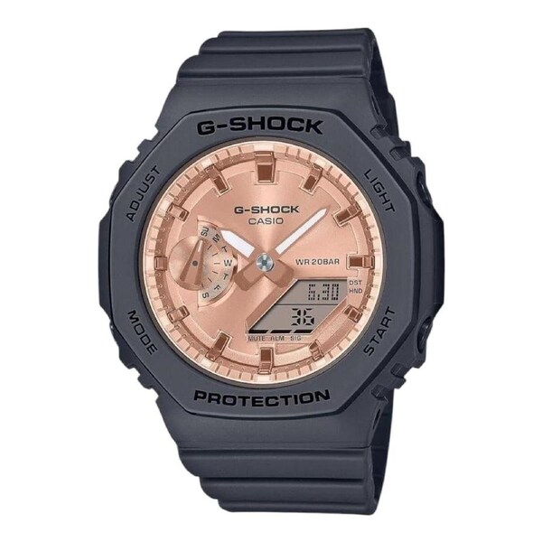Casio G-Shock GMA-S2100MD-1ADR Unisex Black Rose Gold Analogue Digital Watch 200M