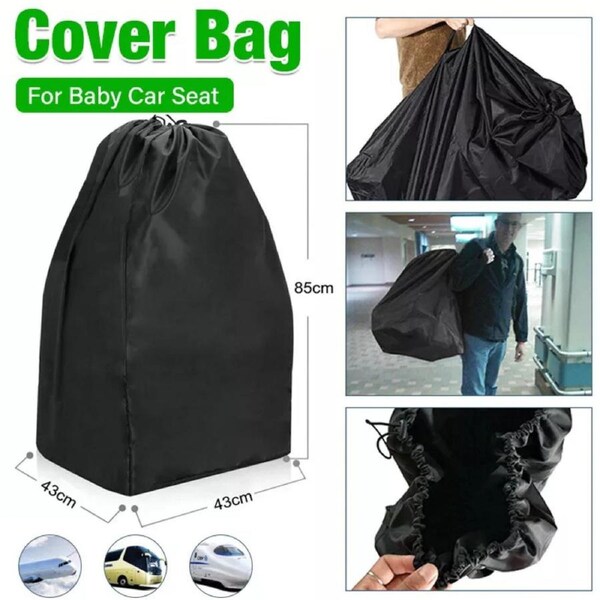Seat Cover Carry Bag Car Travel Seat Bag Travel Plane Black