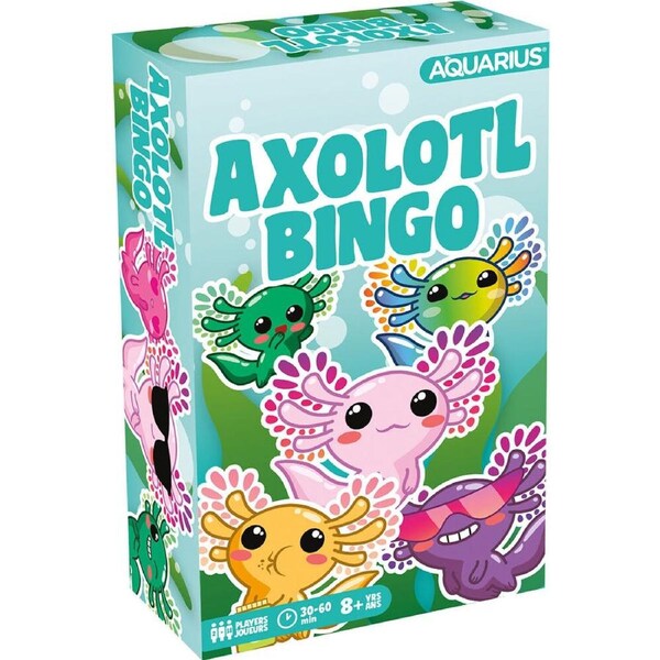 Aquarius Axolotyl Family Bingo Educational Board Game Set 10x10cm Kids 8y+