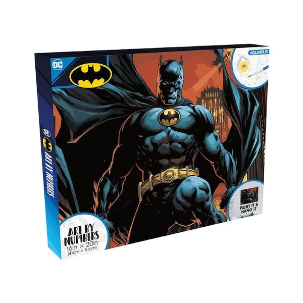 Aquarius DC Comics Batman Art By Numbers DIY Acrylic Wall Art Kit 41x51cm
