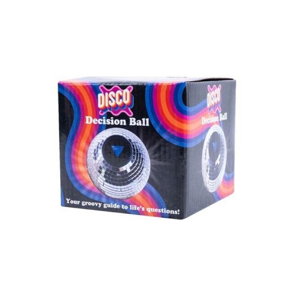 Fizz Creations Disco Decision Mirror Ball Decision Maker Toy 13.8x13.3cm 14y+