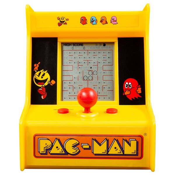 Fizz Creations Pac-Man Desktop Gaming Mini Arcade Machine 18x13cm Yellow 8y+