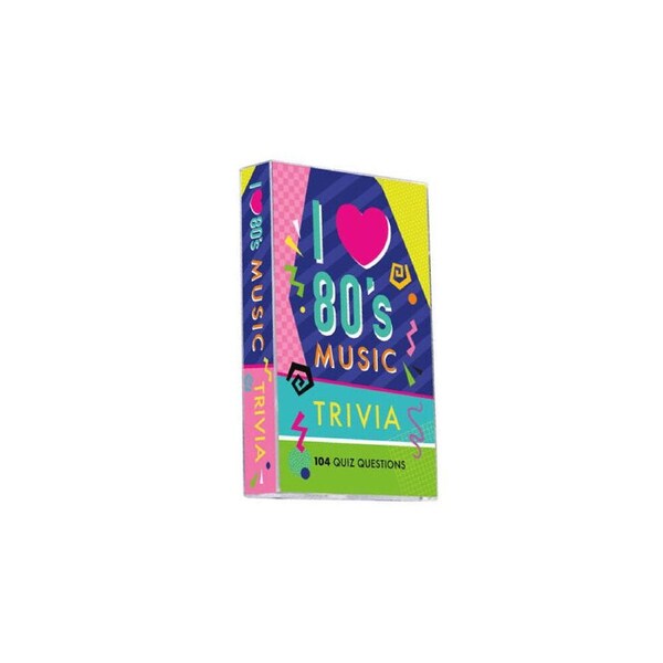 Aquarius I Love 80's Music Lovers Trivia Card Game Retro Music Quiz 10x6cm 12y+