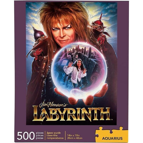 500pc Aquarius Labyrinth Movie One Sheet Cardboard Jigsaw Puzzle 36x48cm 14y+