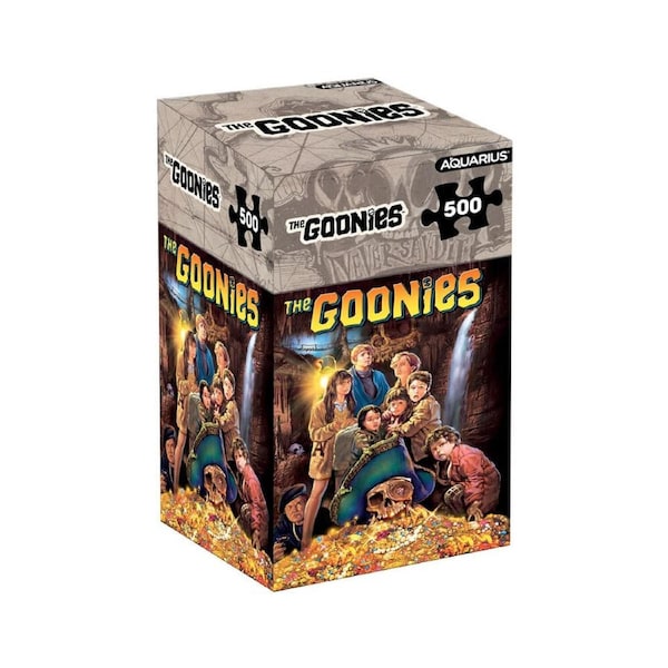 500pc Aquarius The Goonies Classic Movie Cardboard Jigsaw Puzzle 36x48cm 10y+