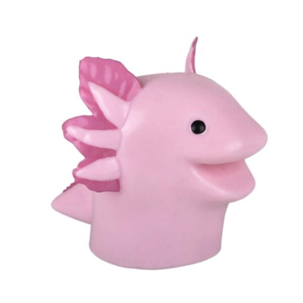 Keycraft Axolotl Hand Puppet Sensory Play Interactive Toy 11x13cm Assorted 3y+