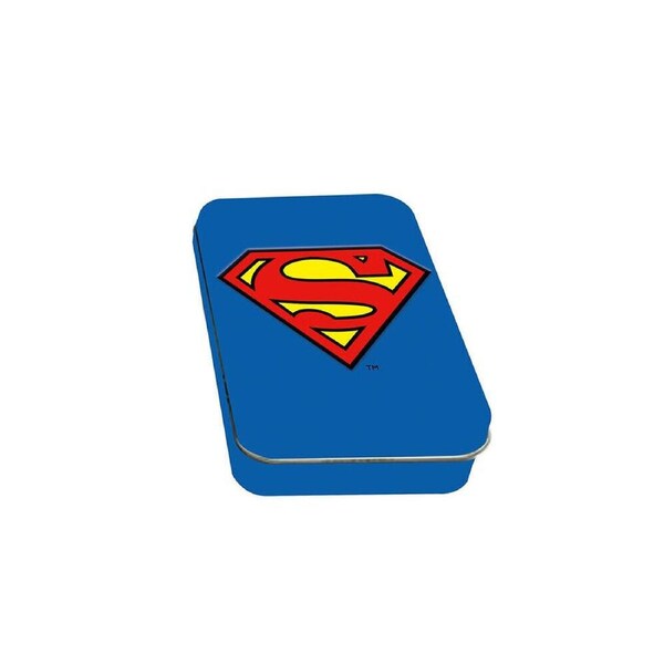 Aquarius DC Comics Superman Playing Cards In A Tin Superhero Cards 10x10cm 14y+
