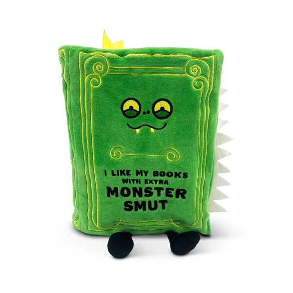 Punchkins Monster Book Plush Soft Cuddle Toy 17.8cm Green Kids/Children 6y+