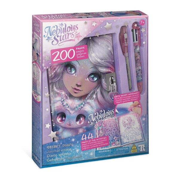 Nebulous Stars Secret Diary Estrelia Activity Book Hardcover 18x14cm Kids 7y+