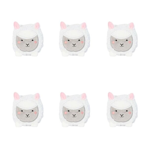 6PK Keycraft Clip & Cuddle Farm Plush Keychain/Keyring Clip Toy 9cm Assorted 3y+