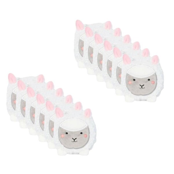 12PK Keycraft Clip & Cuddle Farm Plush Keyring Clip Toy 9cm Assorted 3y+