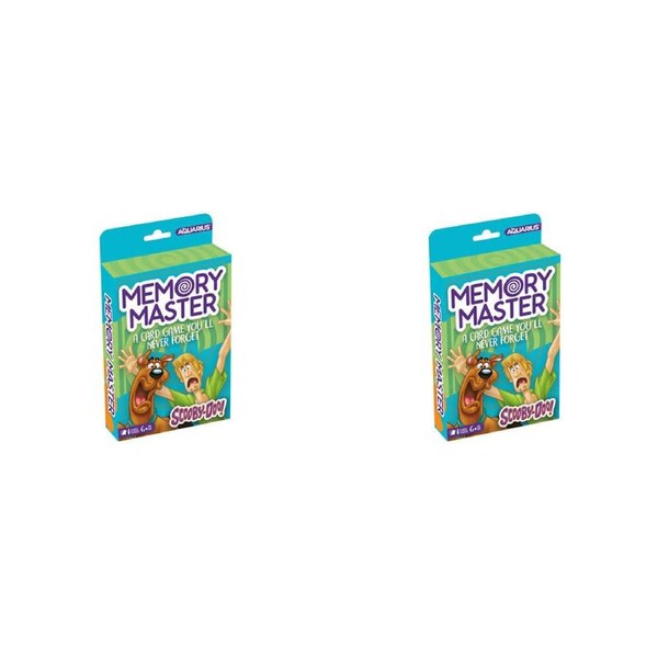 2PK Aquarius Scooby Doo! Memory Master Educational Memory Card Game 17x12cm 6y+