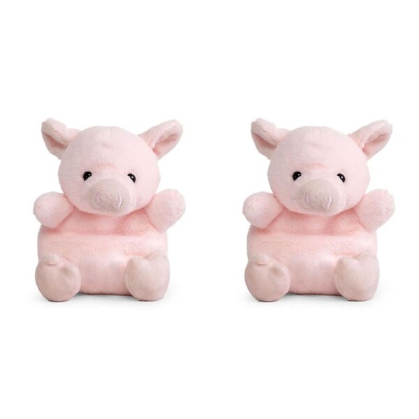 2PK Living Nature Snugglies Farm Stuffed Animal Soft Plush Toy 15cm Assorted 0y+