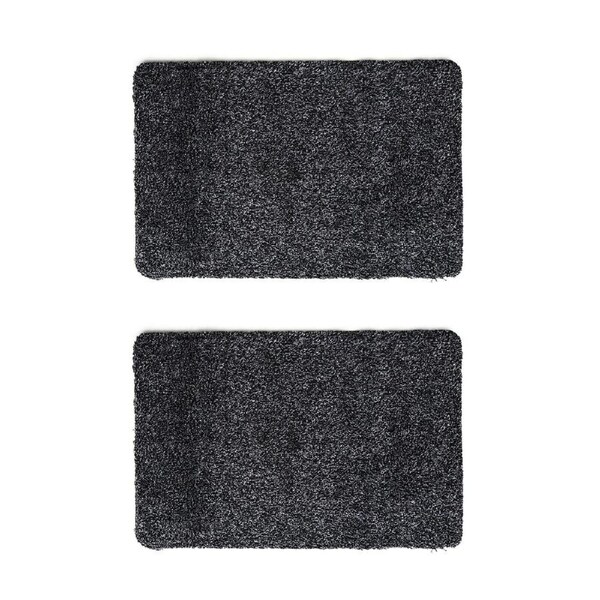 2Pcs Super Absorbent Microfibre Non Slip Doormat