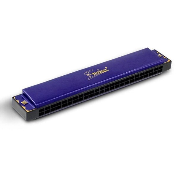 Freedom Harmonica Key of C - 24 Hole MH001 Blue
