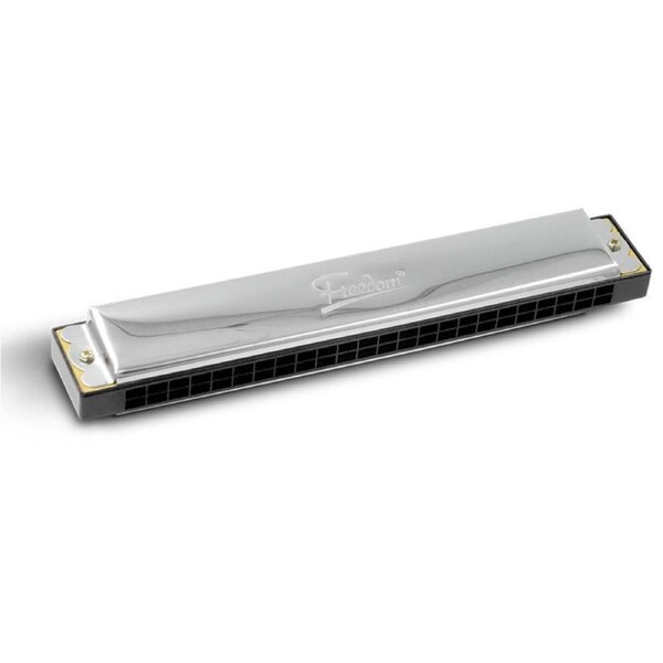 Freedom Harmonica Key of C - 24 Hole MH001 Silver