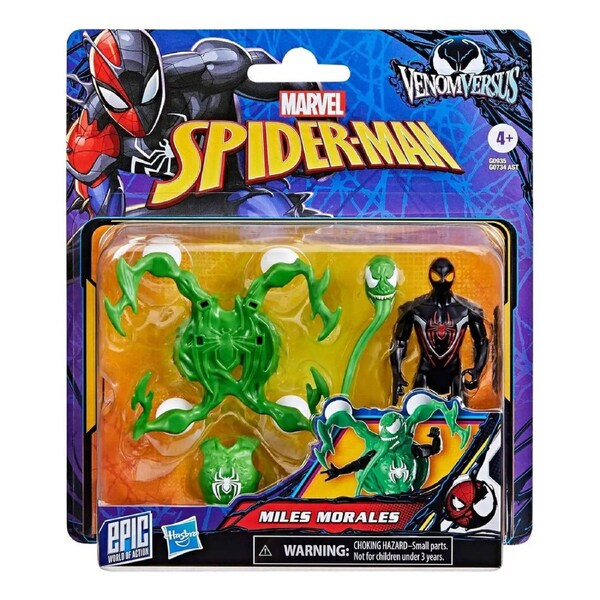 Marvel Spider-Man Venomversus Miles Morales 4 inch Deluxe Figure