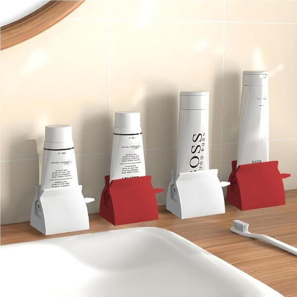 4Pcs Toothpaste Rolling Dispensers Squeezer
