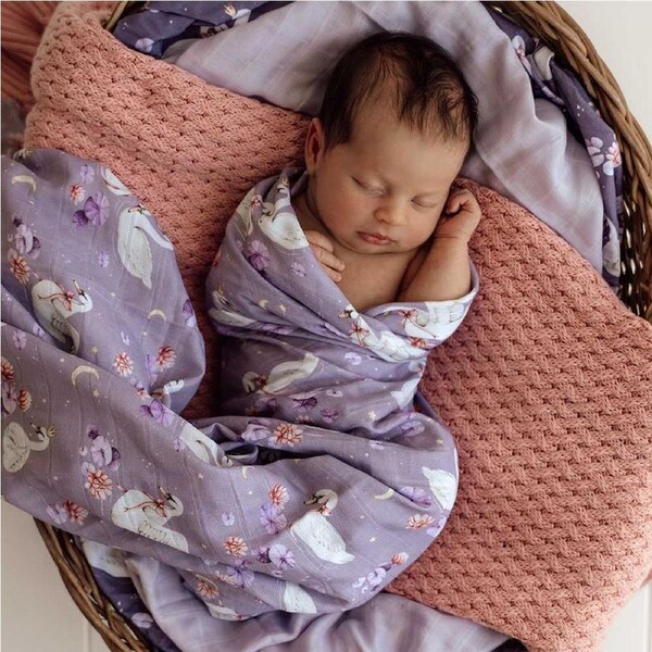 Snuggle Hunny Swan Lake Organic Muslin Wrap