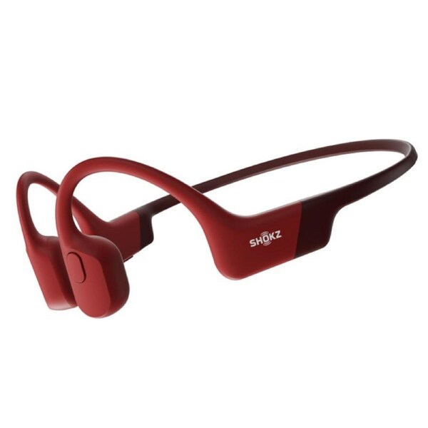 Shokz OpenRun Wireless Bluetooth Headphones Red