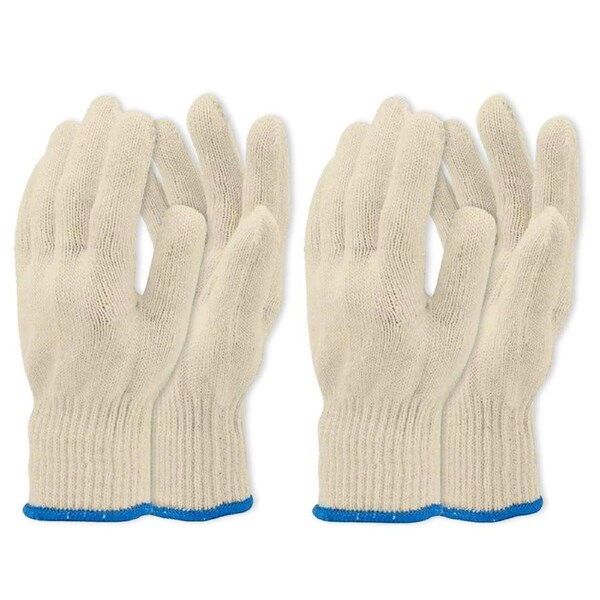 2 Pairs 5-Finger Oven Mitt BBQ Grill Gloves – Heat-Resistant, Non-Slip, Machine-Washable