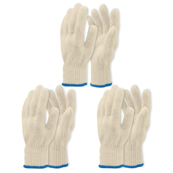 3 Pairs 5-Finger Oven Mitt BBQ Grill Gloves – Heat-Resistant, Non-Slip, Machine-Washable