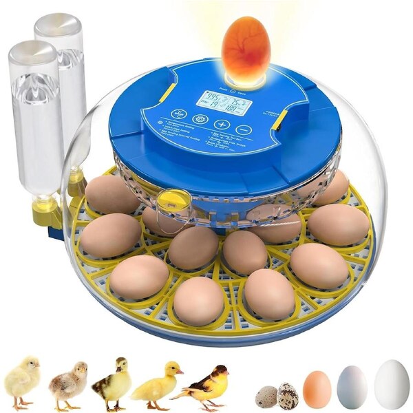 Advwin Automatic 18 Eggs Incubator Eggs Hatcher Auto Egg Turning