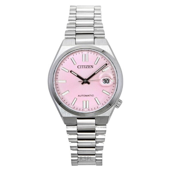 Citizen Tsuyosa Stainless Steel Pink Dial 21 Jewels Automatic NJ0200-50Z Ladies Women's Watch