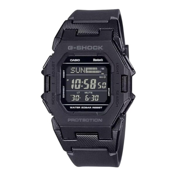 Casio G-Shock GD-B500-1DR Mens Black Square Digital Watch Bluetooth Steps 200M