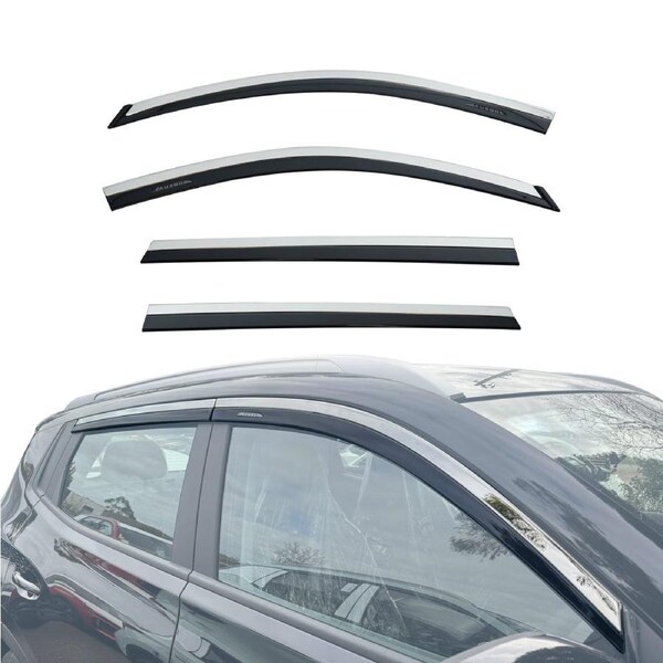 Stainless Trim Weather Shields for Chery Tiggo 4 Pro 2024-Onwards