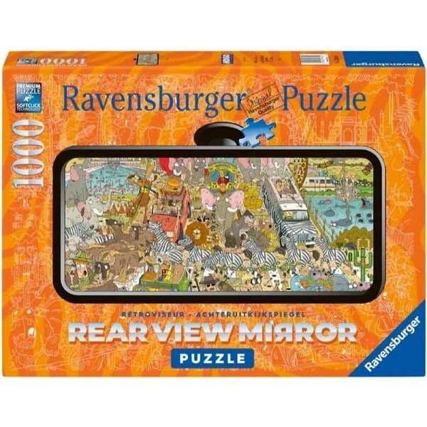 Ravensburger - Ravensburger - Rearview Mirror Safari Jigsaw Puzzle 1000pc
