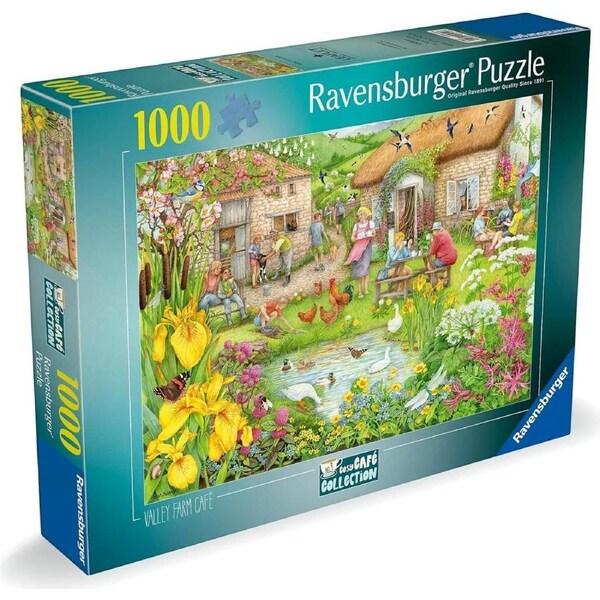Ravensburger - Cosy Cafe No. 3 Valley Cafe Farm Jigsaw Puzzle 1000pc