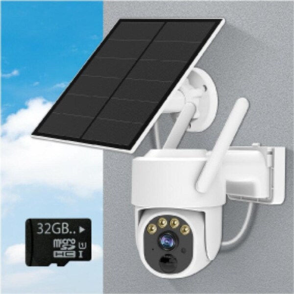 GERBER Security Solar PTZ 4G White "Follow Me"