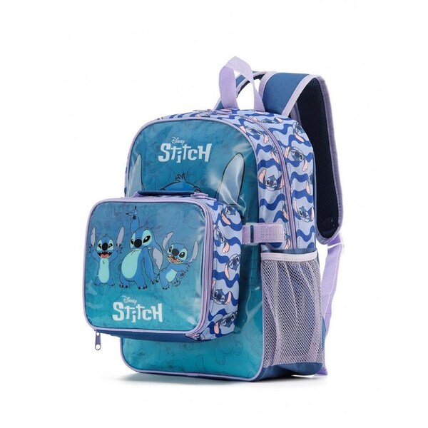 Disney Stitch 15 in School Backpack w/ Insulated Lunch Bag Kids/Children 3y+