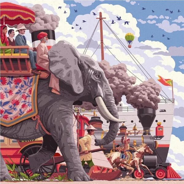 Ravensburger - Art & Soul Around the World in 80 Days Puzzle 750pc