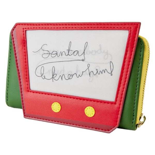 Elf 20th Anniv Cosplay Lenticular Zip Wallet Vegan Leather Purse 6x4in