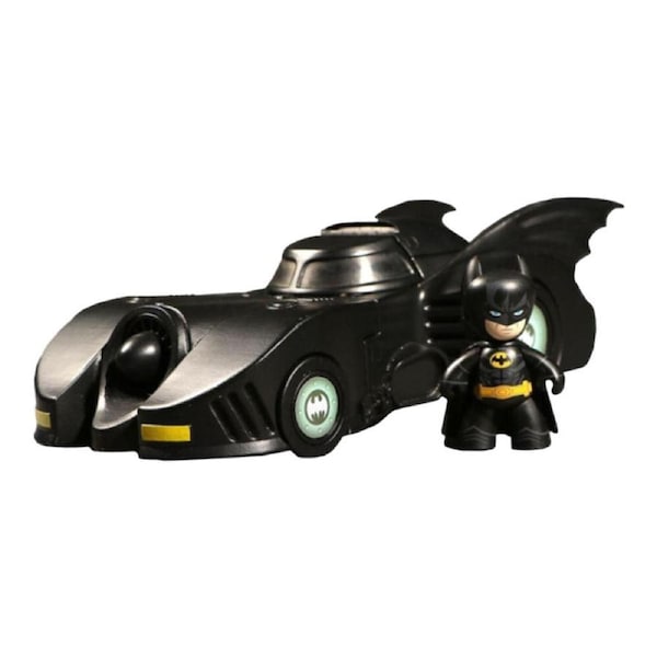 Batman 1989 Michael Keaton Batman & Batmobile MezItz Vehicle Play Toy