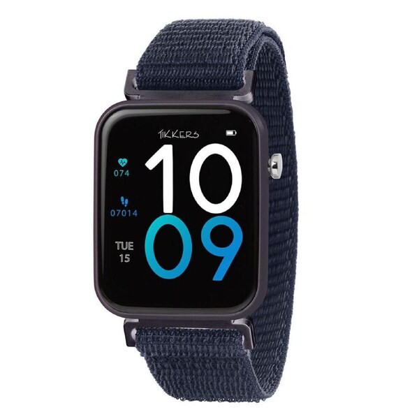 Tikkers Time Series Stylish 13 Smart Watch w/ Adjustable Straps - Navy Blue
