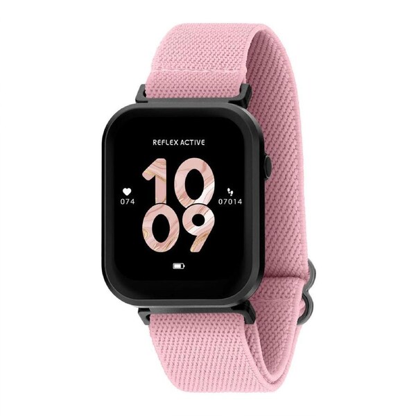 Reflex Active SERIES 37 Smart Watch w/ Adjustable Pink Straps - Dusty Pink