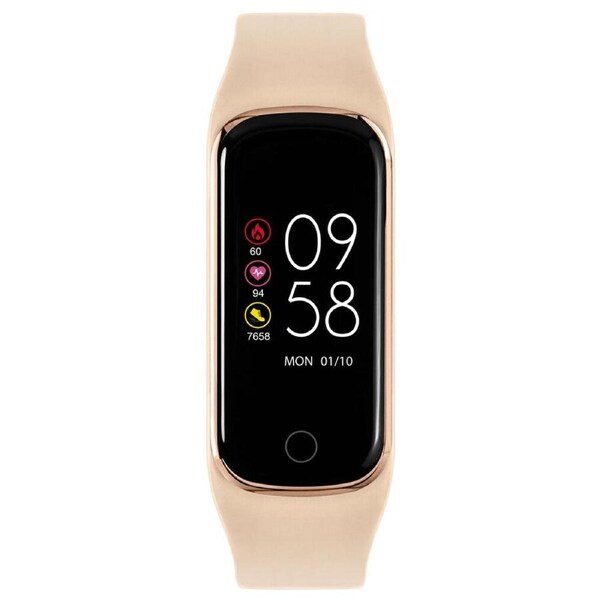 Reflex Active Series 08 Slimline Sports Fit Smart Watch Band- Gold & Pink