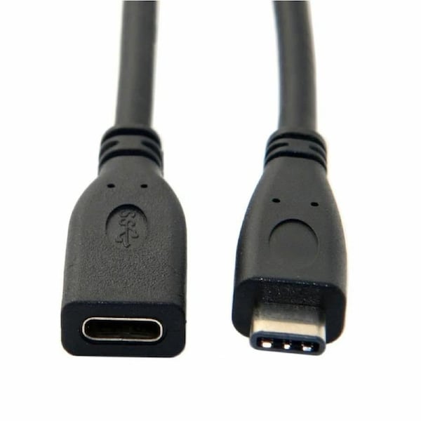 USB 3.1 Type-C Extension Charging Cable Male to Female Cord USB-C Lead Adapter